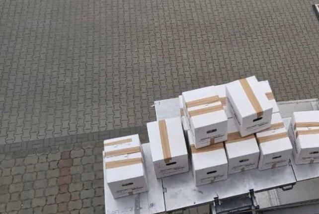 Behördenumzug in Niederau mit einem Möbellift